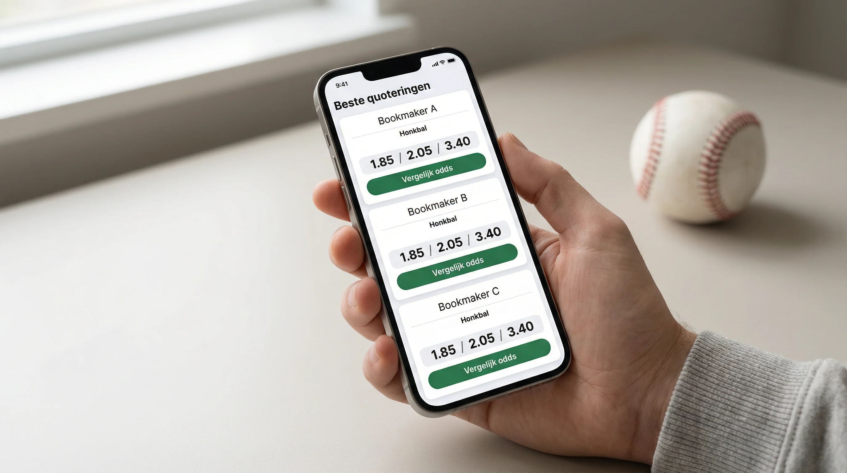 Honkbal odds vergelijken beste quoteringen bookmakers