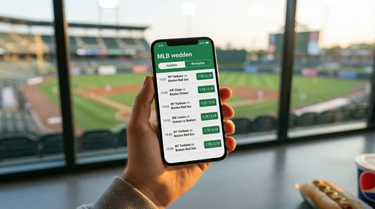 Honkbal wedden app mobiel MLB betting smartphone
