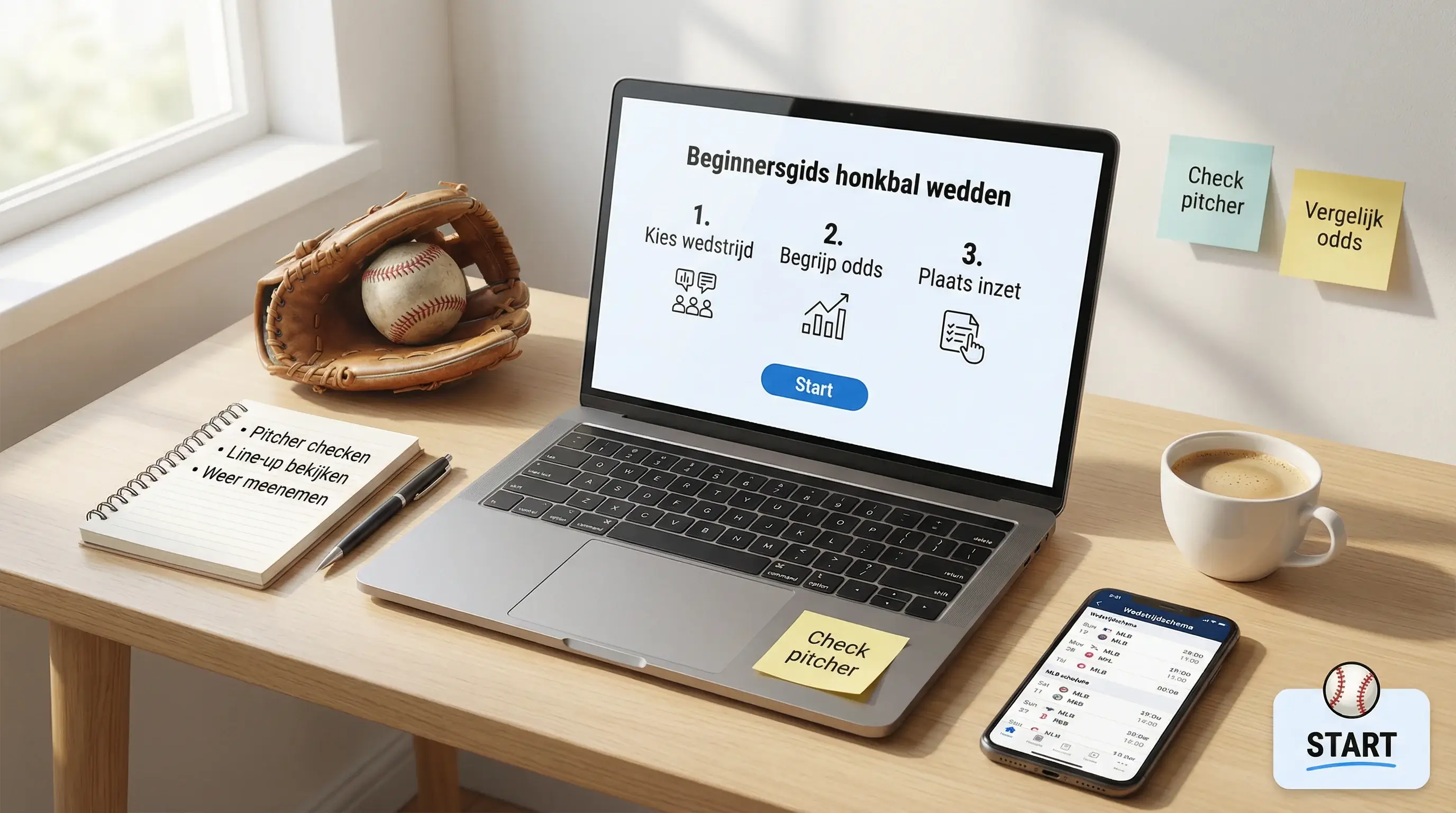 Honkbal wedden beginners gids starten MLB betting
